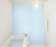 お風呂　浴室　LIXIL　BW　マンション　集合住宅　壁パネル　ブルー
