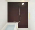 お風呂　浴室　LIXIL　BW　マンション　集合住宅　壁パネル　ブラウン