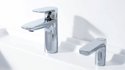 洗面所　洗面化粧台　TOTO　エスクア　ESCUA　フローティングデザインプラン　水栓金具　