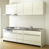 キッチン　I型　クリナップ　CENTRO　セントロ　基本プラン　B-Style　扉カラー　AM7　シアーホワイト