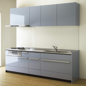 キッチン　I型　クリナップ　CENTRO　セントロ　基本プラン　B-Style　扉カラー　シアーグレー