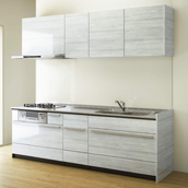 キッチン　I型　クリナップ　CENTRO　セントロ　基本プラン　B-Style　扉カラー　シャビーホワイト