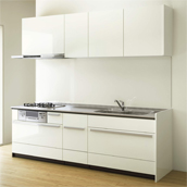 キッチン　I型　クリナップ　CENTRO　セントロ　基本プラン　B-Style　扉カラー　ラスターホワイト