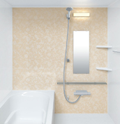 お風呂　浴室　LIXIL　リノビオV 　Sタイプ　マンション　集合住宅　壁パネル　エレガントモザイク（HN982／鏡面）