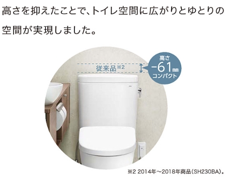 トイレ　TOTO　ピュアレスト　QR　コンパクトタンク